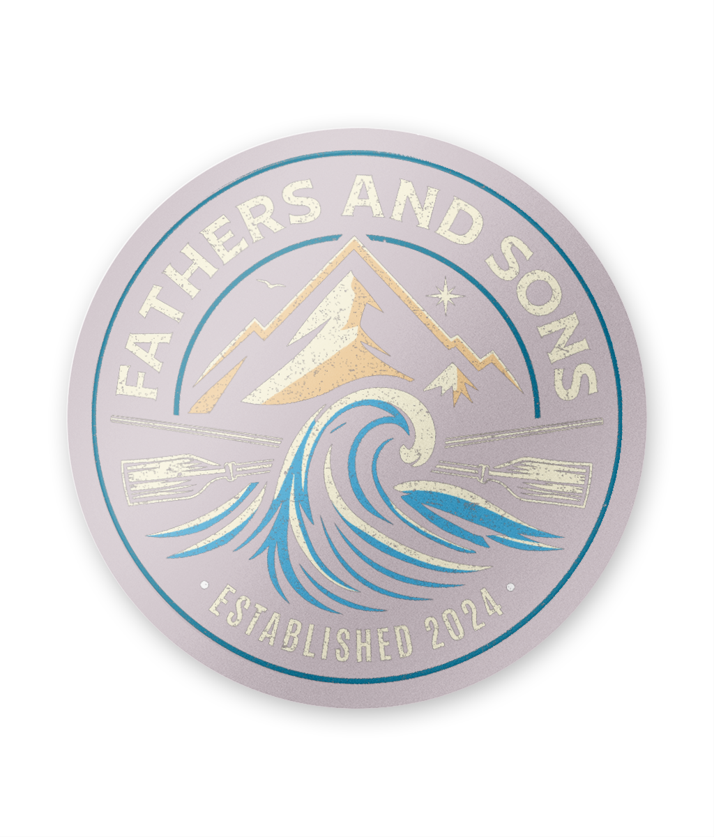 Fathers and sons sticker